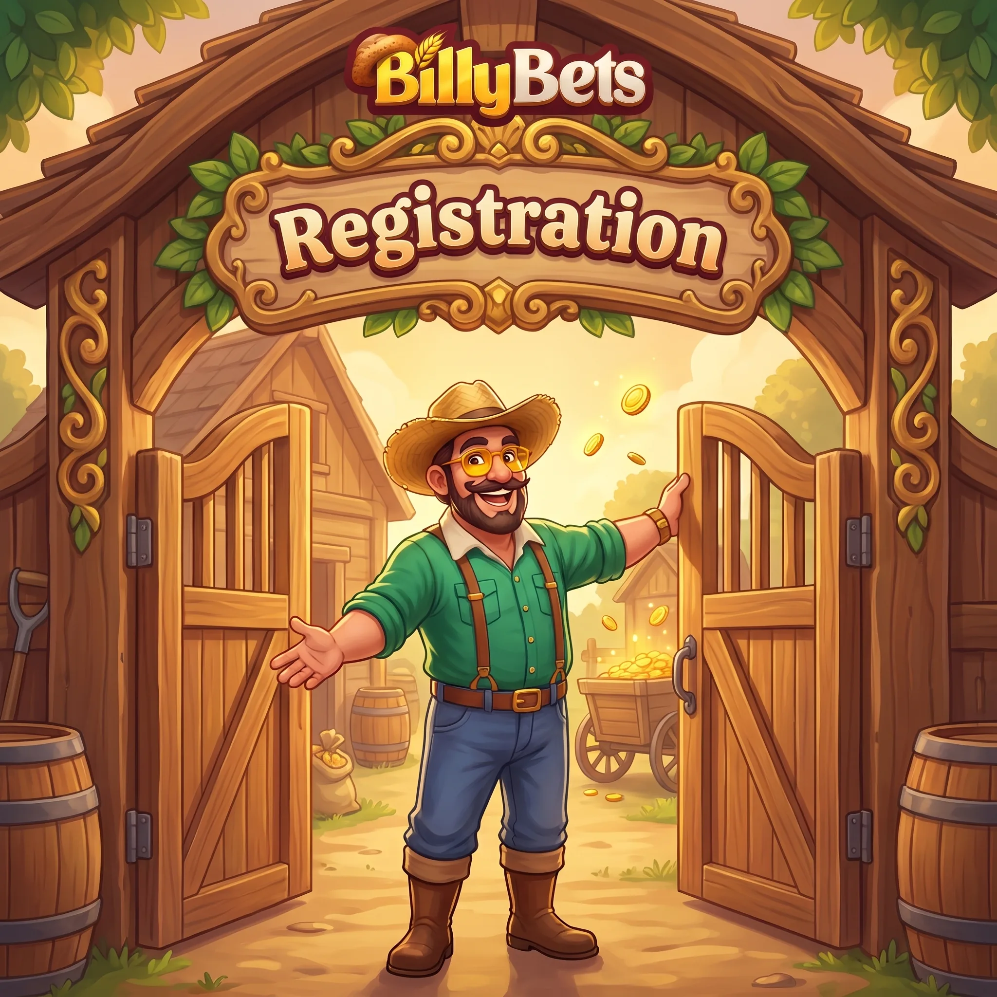 BillyBets account registration